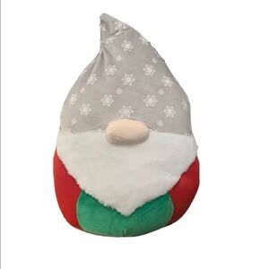 Squishmallow Kelly toy 12” Christmas holiday Gael Gnome Plush 2021 NWT